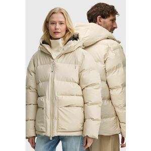 Rains geaca Alta Puffer Cargo Jacket W3T3 culoarea bej, de iarna, 15350-95 imagine