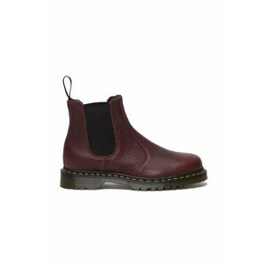 Dr. Martens bocanci 2976 WL femei, culoarea bordo, cu toc plat, izolat, DM31874600 imagine