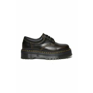 Dr. Martens pantofi de piele 8053 Quad culoarea maro, cu platforma, DM32011302 imagine