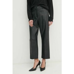 Sandro Ferrone pantaloni femei, culoarea negru, drept, high waist, SFS15YBERACHELE imagine