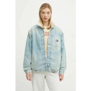 Tommy Jeans geacă din denim femei, de tranziție, oversizedd, DW0DW19823 imagine