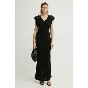 Bruuns Bazaar rochie culoarea negru, maxi, evazați, BBW4213 imagine