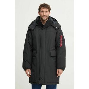 Alpha Industries geacă bărbați, culoarea negru, de iarnă, 148124 imagine