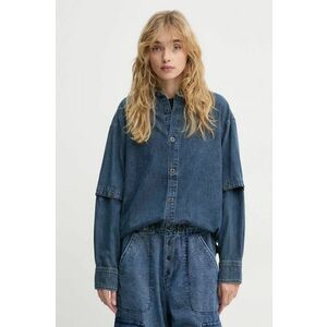 G-Star Raw cămașă femei, cu guler clasic, relaxed fit, D25358-D252 imagine