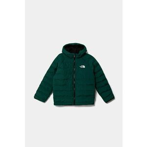 The North Face geacă reversibila pentru copii REVERSIBLE PERRITO HOODED JACKET culoarea verde, NF0A88TWNL11 imagine