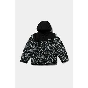 The North Face geacă reversibila pentru copii REVERSIBLE SHASTA F/Z HOODED JACKE culoarea negru, NF0A88VH4EI1 imagine