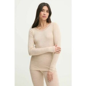 Chantelle longsleeve din lana FEMILET culoarea bej, FN1584 imagine