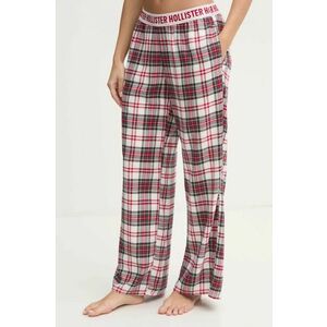 Hollister Co. pantaloni de pijama femei, culoarea bej, KI346-4047 imagine