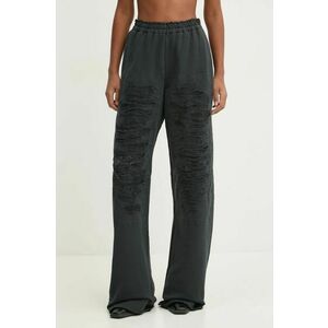 MM6 Maison Margiela pantaloni de trening din bumbac neted, S62KB0214.M25004 imagine