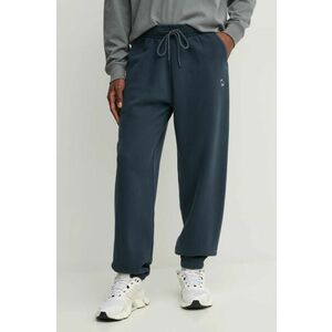 Abercrombie & Fitch pantaloni de trening neted, KI134-4099 imagine