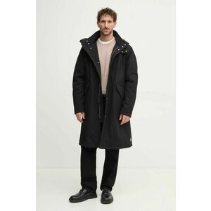 A.P.C. geaca parka antonin barbati, culoarea negru, de tranzitie, COHCJ.M30202 imagine