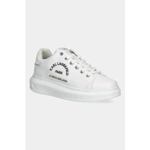 Karl Lagerfeld sneakers din piele KAPRI culoarea alb, KL62539K imagine