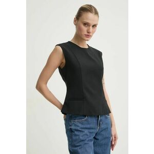 Abercrombie & Fitch bluza femei, culoarea negru, neted, KI140-4498 imagine