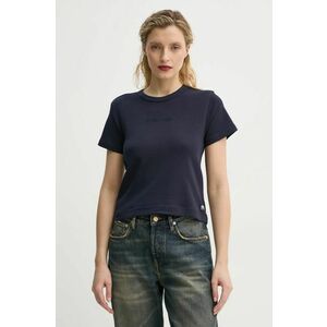 G-Star Raw tricou din bumbac femei, culoarea albastru marin, D26423-C812 imagine