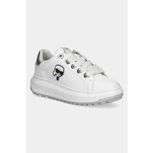 Karl Lagerfeld sneakers din piele KAPRI LUG culoarea alb, KL67530 imagine