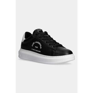 Karl Lagerfeld sneakers din piele KAPRI MENS culoarea negru, KL52538K imagine