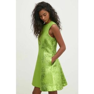 Stine Goya rochie culoarea verde, mini, evazati, SG-PS25-D047-2269 imagine