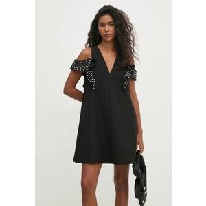 Stine Goya rochie culoarea negru, mini, evazati, SG-PS25-D073-2330 imagine