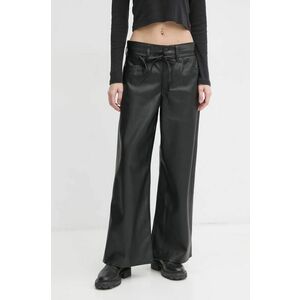 Levi's pantaloni femei, culoarea negru, drept, high waist, A9310 imagine