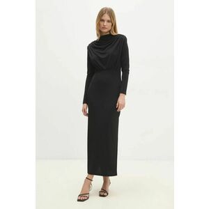 Answear Lab rochie culoarea negru, maxi, mulata imagine