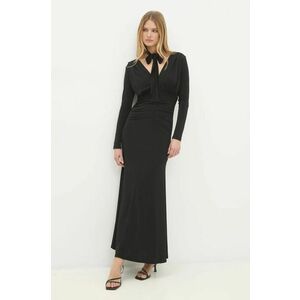 Answear Lab rochie culoarea negru, maxi, mulata imagine