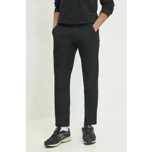 Abercrombie & Fitch pantaloni barbati, culoarea negru, drept, KI130-4097 imagine