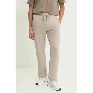 Hollister Co. pantaloni de trening culoarea bej, neted, KI334-4131 imagine