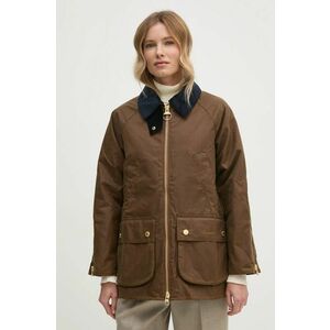 Barbour geaca femei, culoarea maro, de tranzitie, LWX1447TA51 imagine