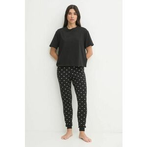 Lacoste pijama femei, culoarea negru, 4F3925 imagine