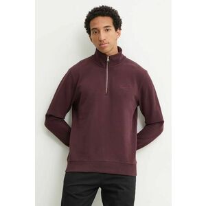 Superdry bluza barbati, culoarea bordo, neted, M2013750A-YFY imagine