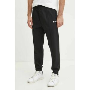 Boss Green pantaloni de trening culoarea negru, cu imprimeu, 50530724 imagine