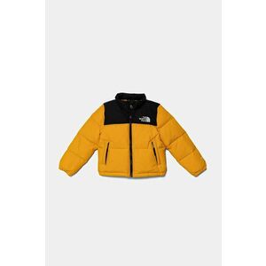 The North Face geaca de puf pentru copii KID 1996 RETRO NUPTSE JACKET culoarea galben, NF0A82TS56P1 imagine