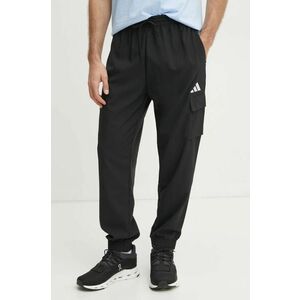 adidas pantaloni Essential barbati, culoarea negru, JF3538 imagine