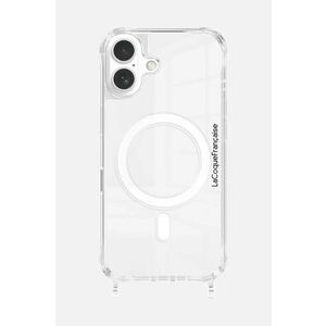 LaCoqueFrançaise etui pentru telefon iPhone 16 MagSafe culoarea transparent imagine