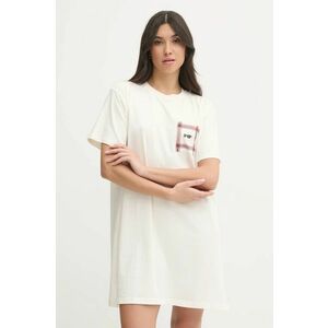 Karl Lagerfeld pijama femei, culoarea bej, bumbac, A1W45007 imagine