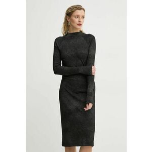 G-Star Raw rochie din bumbac culoarea negru, mini, mulata imagine