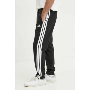 adidas pantaloni de trening Essentials culoarea negru, cu imprimeu, JE6430 imagine