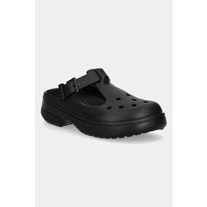 Crocs papuci Classic Mary Jane Clog femei, culoarea negru, 210581 imagine