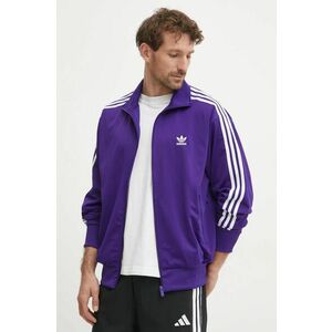 adidas Originals bluza Firebird Tracktop barbati, culoarea violet, modelator, IY9897 imagine