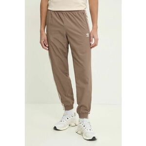 adidas Originals pantaloni de trening Firebird culoarea bej, cu imprimeu, JP1024 imagine