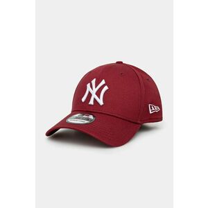 New Era sapca culoarea bordo, cu imprimeu, 60424676 imagine