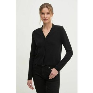 Sisley cardigan din lana culoarea negru, light, 1044M602A imagine