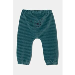 United Colors of Benetton pantaloni bebe culoarea verde, neted, 3MCDAF020 imagine