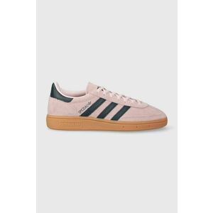 adidas Originals sneakers din piele întoarsă HANDBALL SPEZIAL culoarea roz imagine