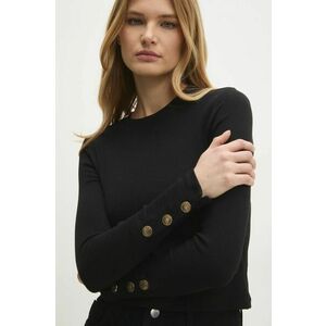 Answear Lab longsleeve femei, culoarea negru imagine