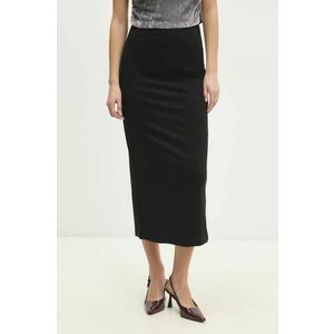 Answear Lab fusta culoarea negru, maxi, creion imagine