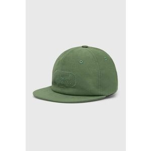 Universal Works șapcă de baseball din bumbac Baseball Hat culoarea verde, cu imprimeu, 30811.BIRCH imagine