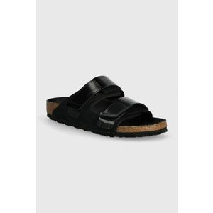 Birkenstock slapi de piele Uji femei, culoarea negru, 1026570 imagine