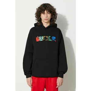 Butter Goods bluză Zorched Pullover Hood bărbați, culoarea negru, cu glugă, cu imprimeu, BGQ3231802 imagine