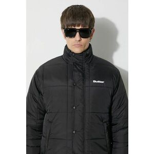 Butter Goods geacă Grid Puffer Jacket bărbați, culoarea negru, de iarnă, BGQ423D22403 imagine